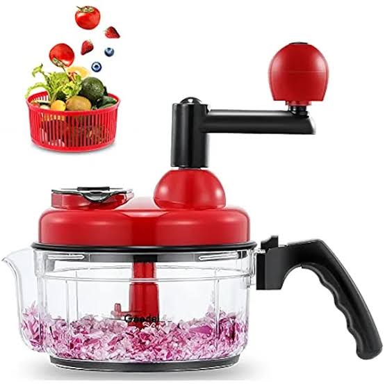 Menual Vegetable Chopper-5-in-1 Food Cutter